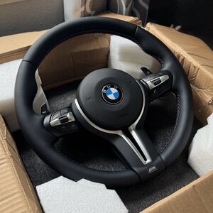 BMW F-SERIES/E-SERIES F80 STYLE M-SPORT STEERING WHEEL - W AB & PADDLE SHIFTERS